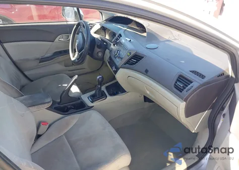 2012 Honda Civic Lx from USA, damaged, VIN 2HGFB2E54CH503777